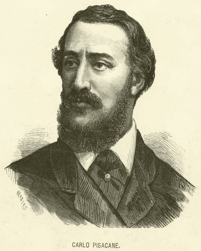 Carlo Pisacane (Gravur) von Italian School