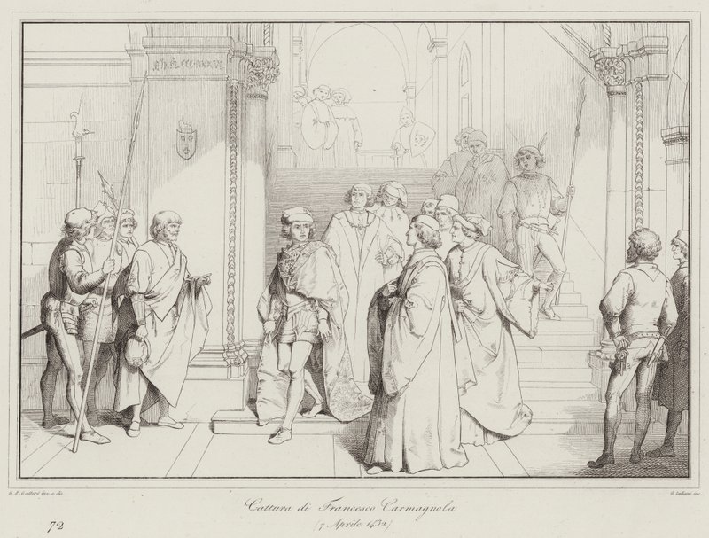 Gefangennahme von Francesco Carmagnola von Italian School