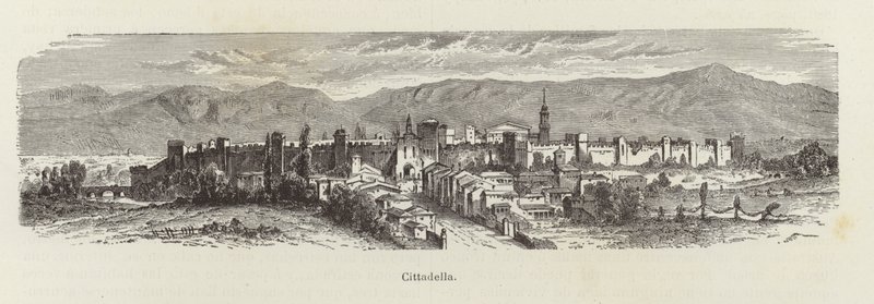 Cittadella in Italien von Italian School