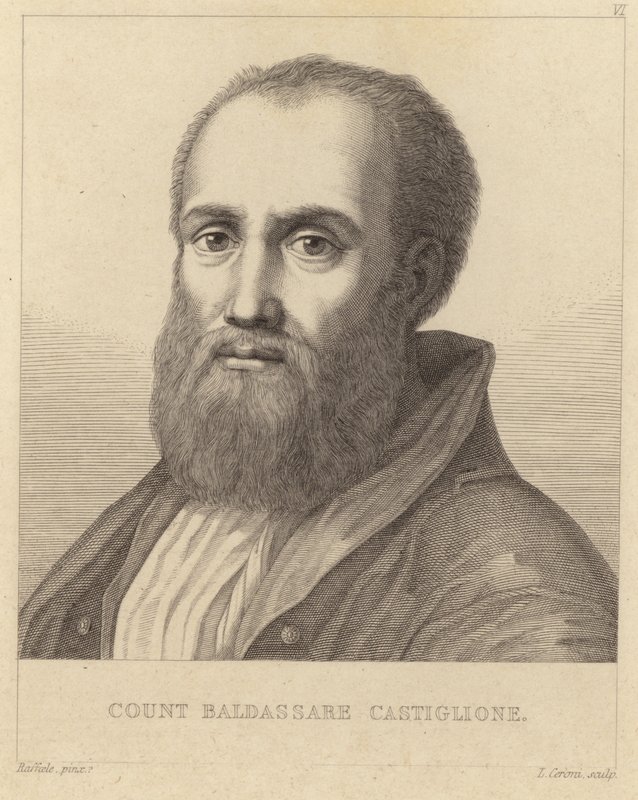 Graf Baldassare Castiglione (1478-1529) von Italian School