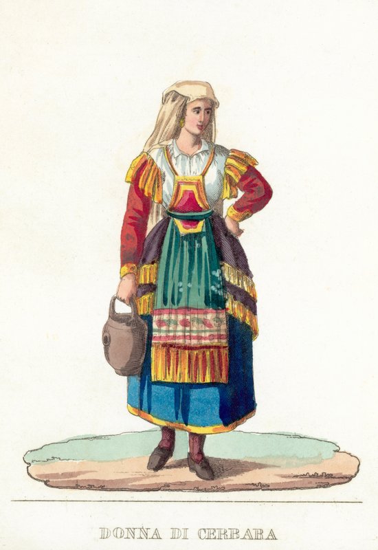 Donna Di Cerbara von Italian School