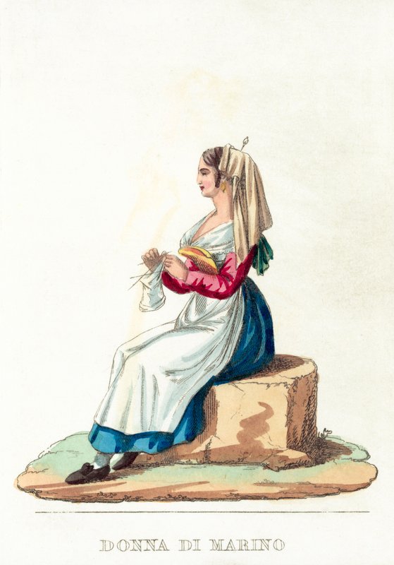Donna Di Marino von Italian School