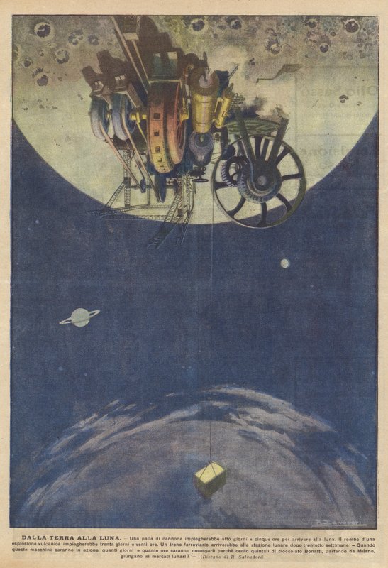 Von der Erde zum Mond von Italian School