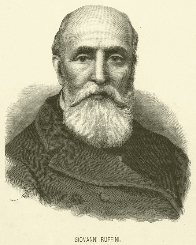 Giovanni Ruffini (Gravur) von Italian School