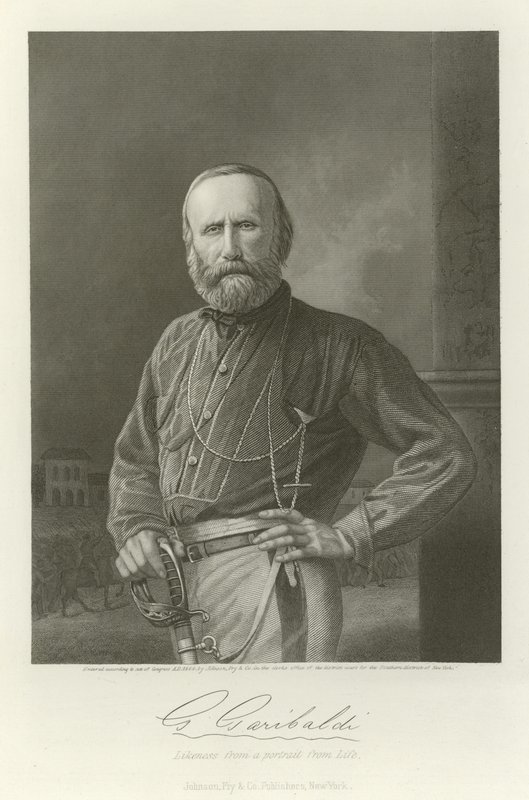 Giuseppe Garibaldi von Italian School