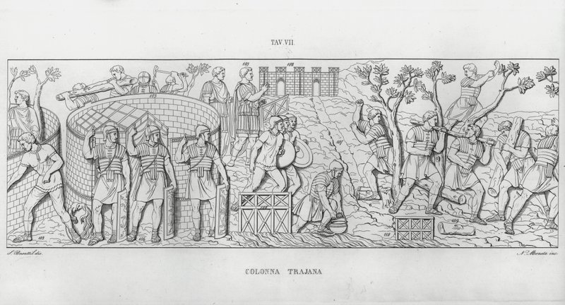 Die Trajanssäule von Italian School