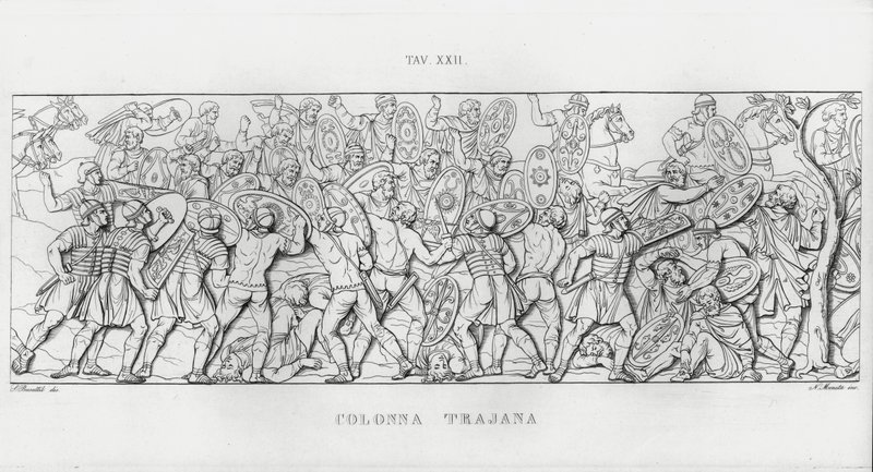 Die Trajanssäule von Italian School