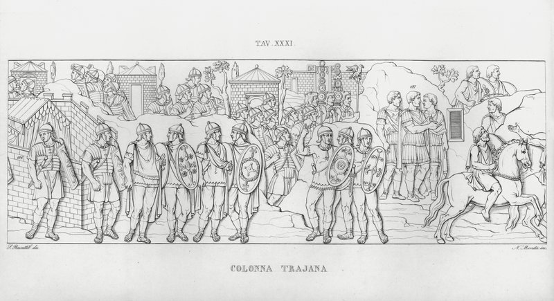 Die Trajanssäule von Italian School