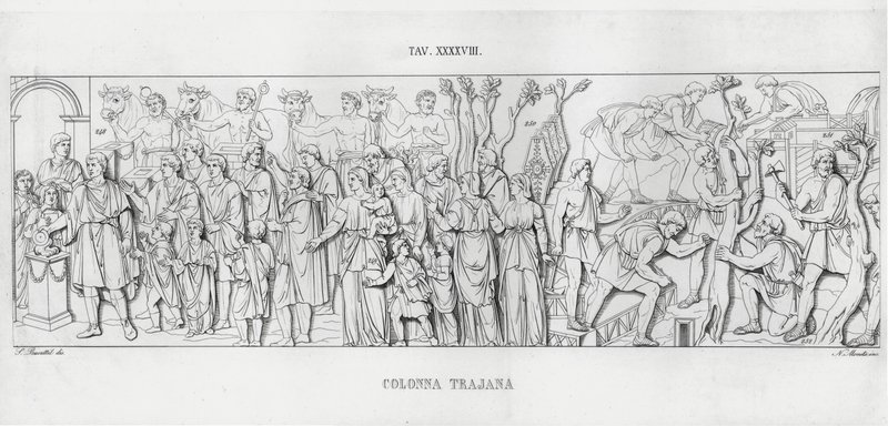 Die Trajanssäule von Italian School