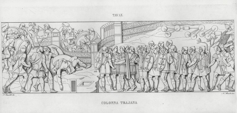 Die Trajanssäule von Italian School