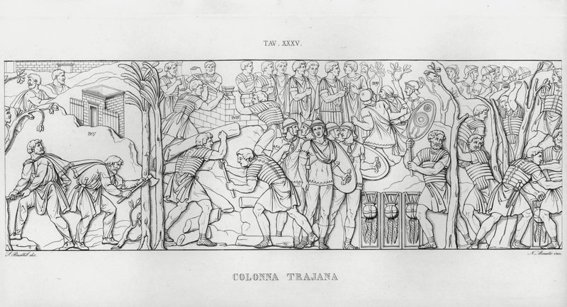 Trajanssäule von Italian School