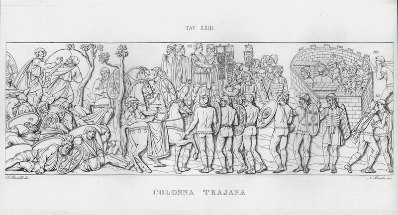 Die Trajanssäule von Italian School