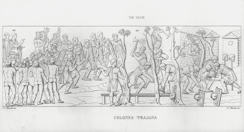Die Trajanssäule von Italian School