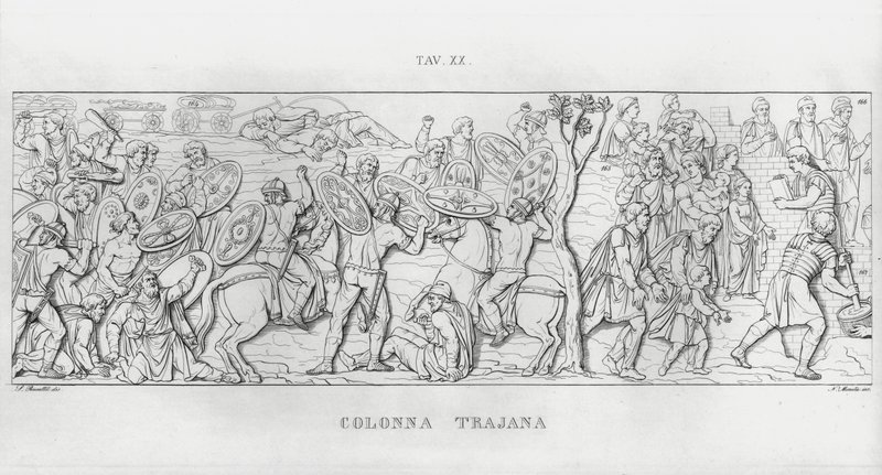 Die Trajanssäule von Italian School
