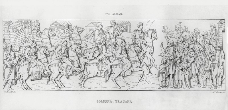 Die Trajanssäule von Italian School