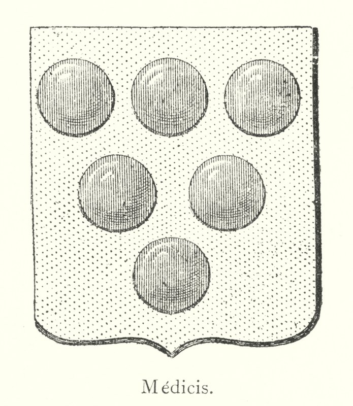 Medicis (Gravur) von Italian School