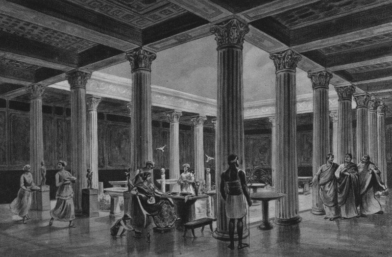 Pompei: Haus der Vettii von Italian School