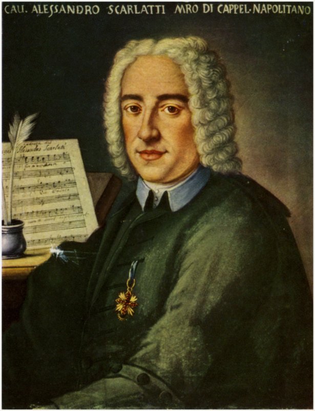 Porträt von Alessandro Scarlatti von Italian School
