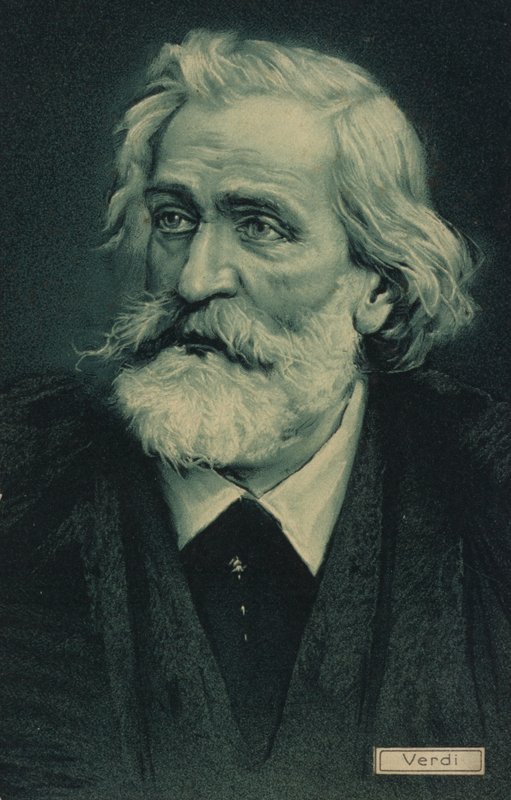 Porträt von Giuseppe Verdi von Italian School