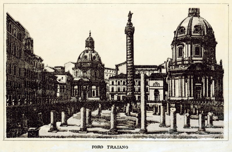 Rom: Foro Trajano von Italian School