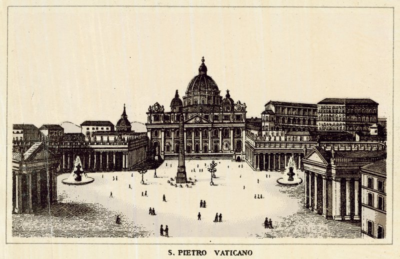 Rom: S. Pietro Vaticano von Italian School