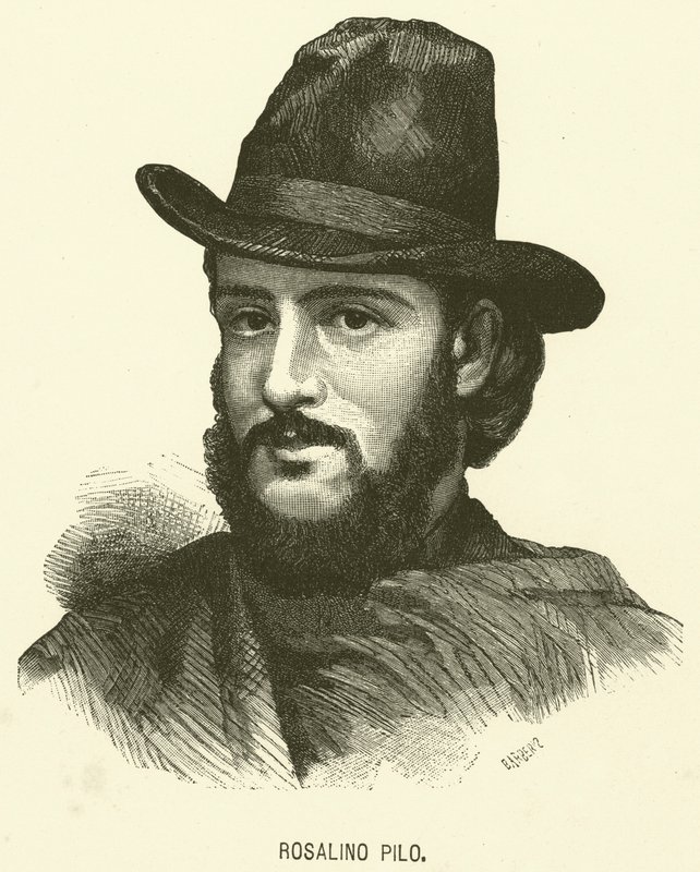 Rosalino Pilo (Gravur) von Italian School