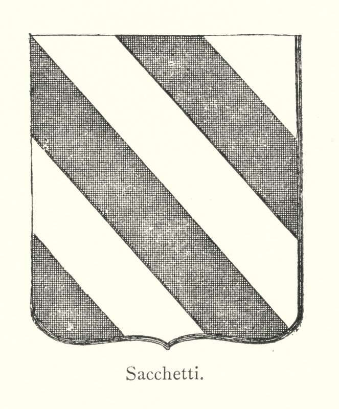 Sacchetti (Gravur) von Italian School
