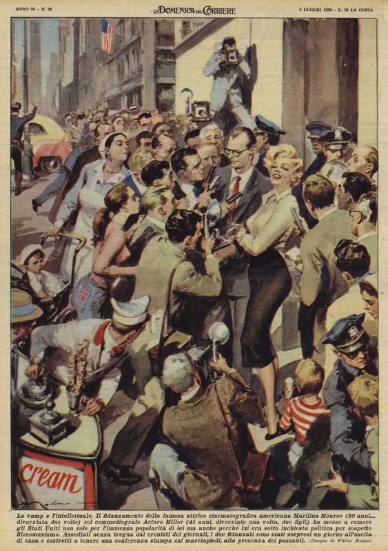 Der Vamp und der Intellektuelle von Italian School