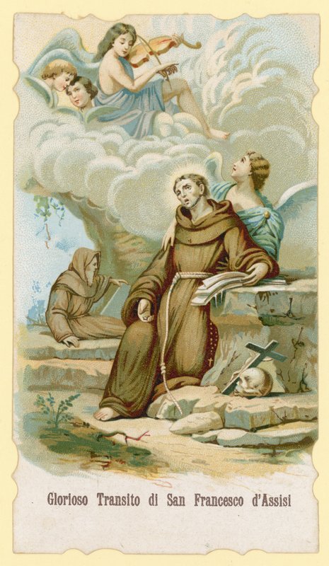Die Ekstase des Heiligen Franz von Assisi von Italian School