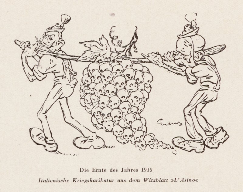 Die Ernte des Jahres 1915 von Italian School