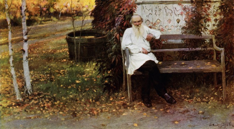 Graf Leo N. Tolstoi von Ivan Alexeyevich Vladimirov