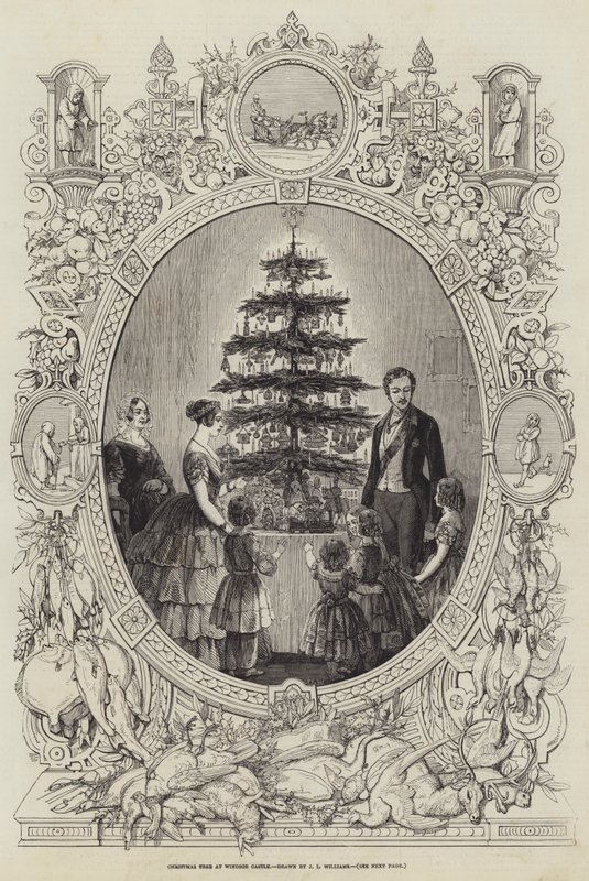 Weihnachtsbaum im Windsor Castle von J.L. Williams