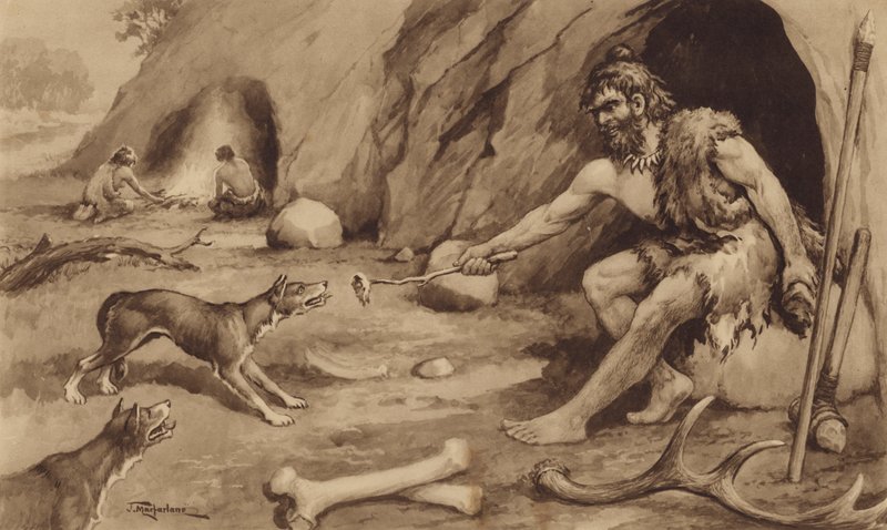 Höhlenmensch von J. Macfarlane