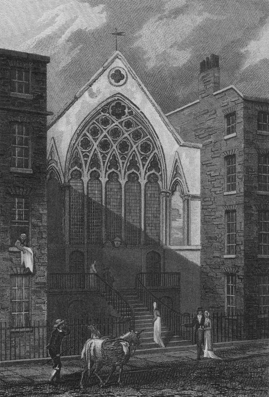 Kapelle, Ely Place von John Preston Neale