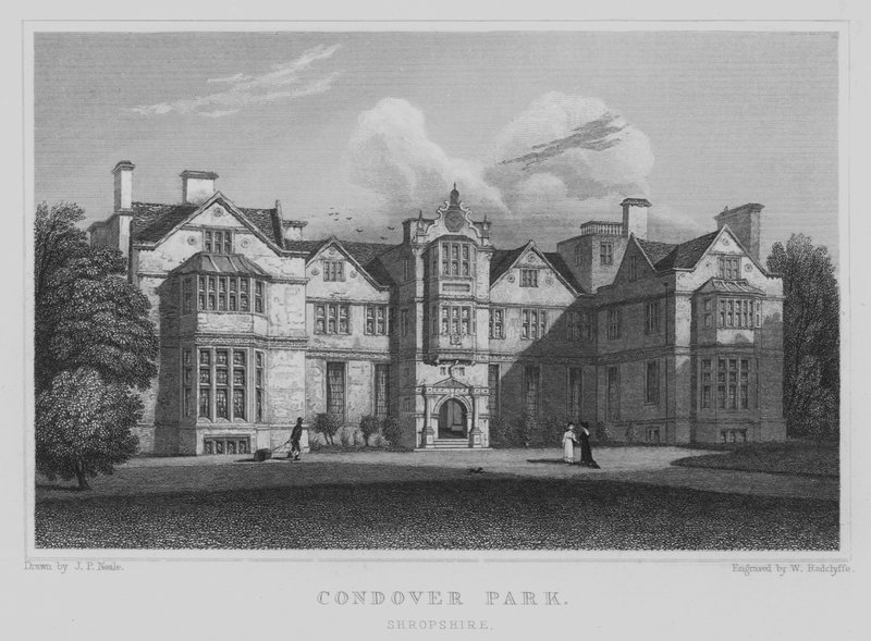 Condover Park, Shropshire (Stich) von John Preston Neale