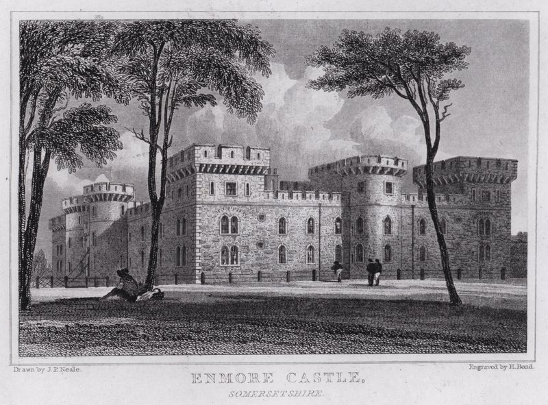 Enmore Castle, Somersetshire von John Preston Neale