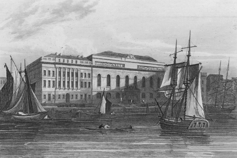 Neues Zollhaus, London von John Preston Neale