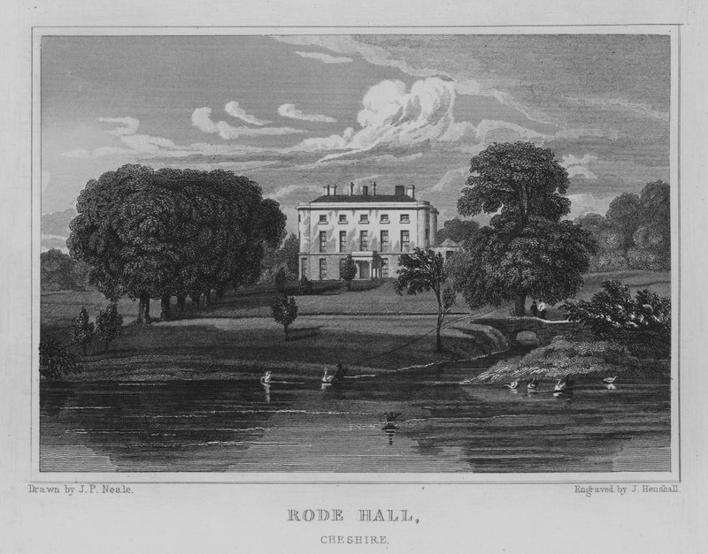 Rode Hall, Cheshire von John Preston Neale