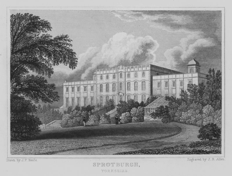 Sprotburgh, Yorkshire (Stich) von John Preston Neale