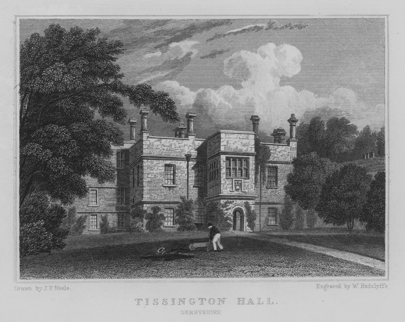 Tissington Hall, Derbyshire von John Preston Neale