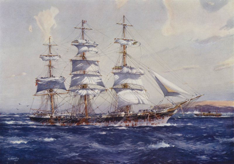 Segelschiff Antiope von Jack after Spurling