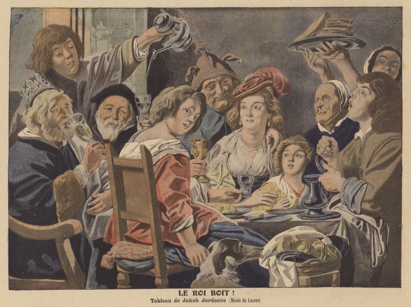Der König trinkt von Jacob Jordaens