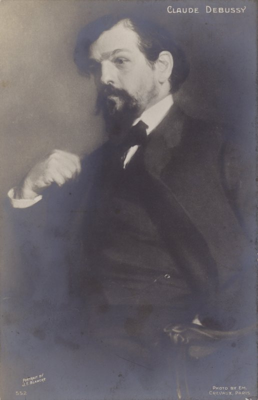 Claude Debussy, französischer Komponist (1862-1918) von Jacques Emile Blanche