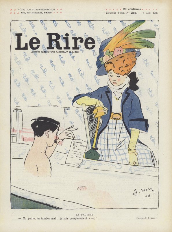 Illustration für Le Rire von Jacques Wely