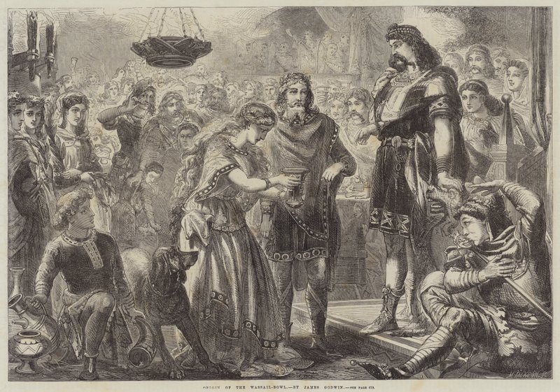 Ursprung der Wassail-Schale von James Godwin