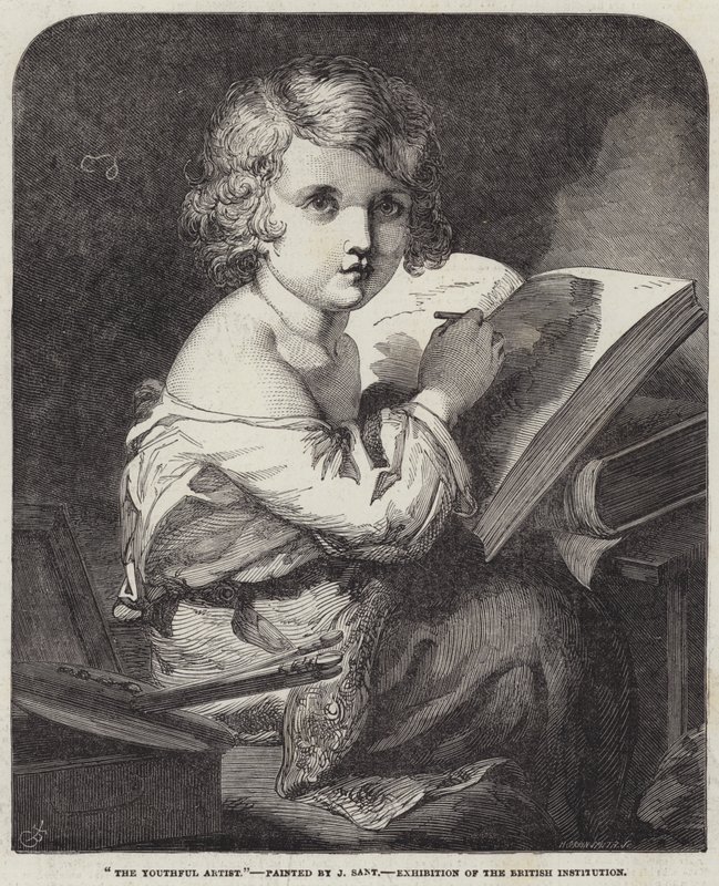 Der junge Künstler von James Sant