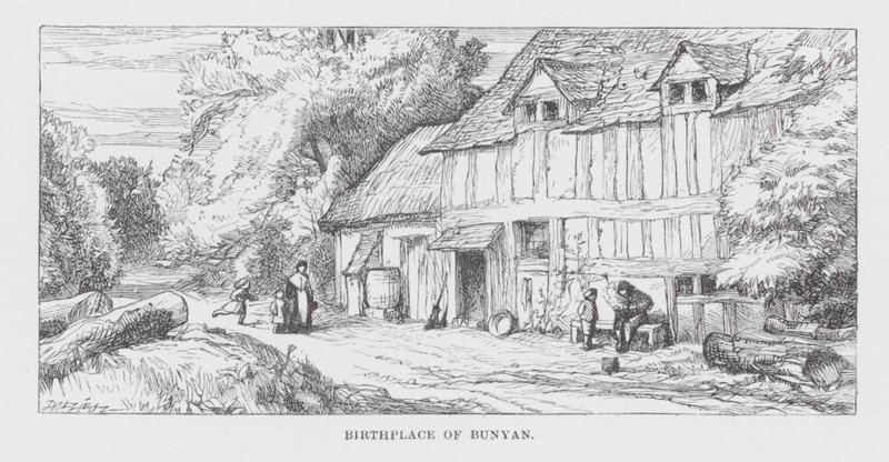 Geburtsort von Bunyan von James Dawson Watson