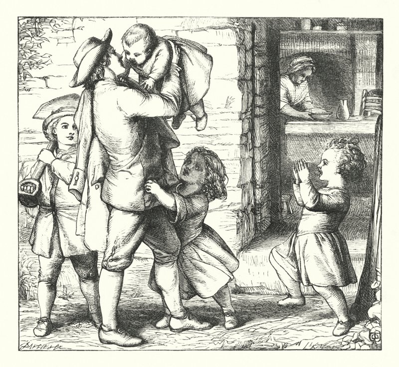 Elegie, geschrieben auf einem Landkirchhof von James Dawson Watson