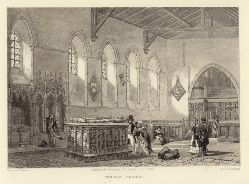 Cobham Kirche von James Duffield Harding