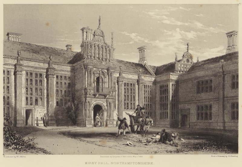 Kirby Hall, Northamptonshire von James Duffield Harding
